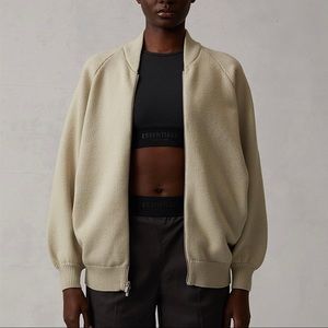 Fear of God Essentials Zip Knit Cardigan
